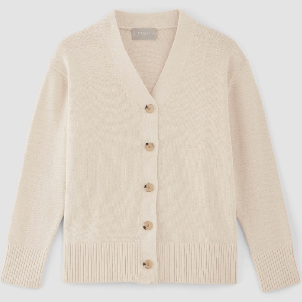 Everlane Organic Cotton Cardigan Nwot
